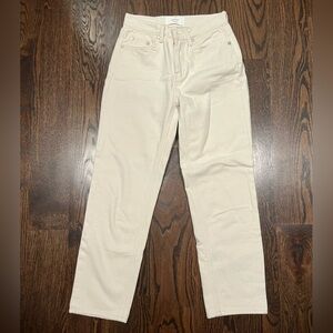Mellor Denim Cream Jeans | Size S